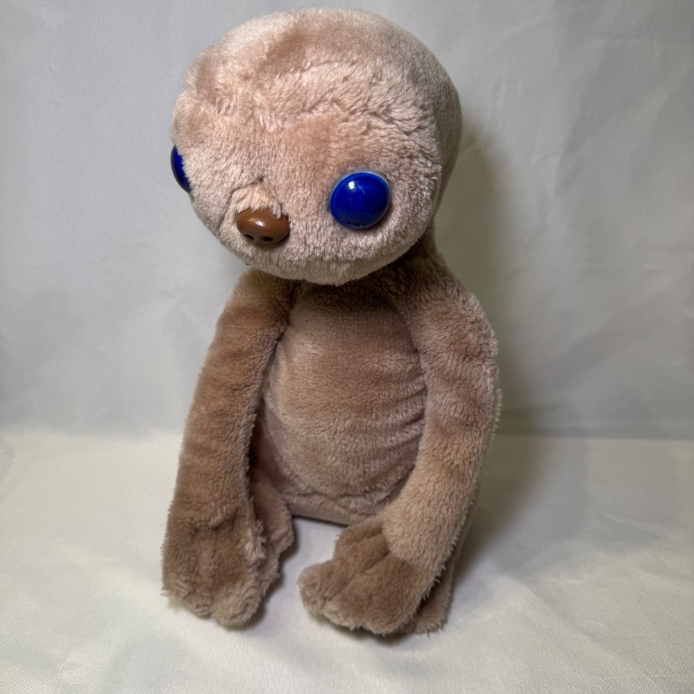 Vintage 1982 Kamar ET The Extra-Terrestrial Plush Blue Eyes 12 Inch Movie Toy